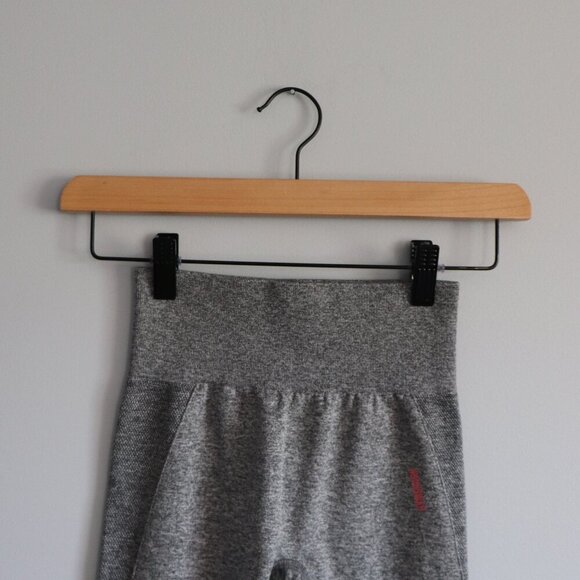 Gymshark Women's Grey Sz XXS Flex Seamless High Rise Stretch Skinny Leggings - Picture 3 of 9